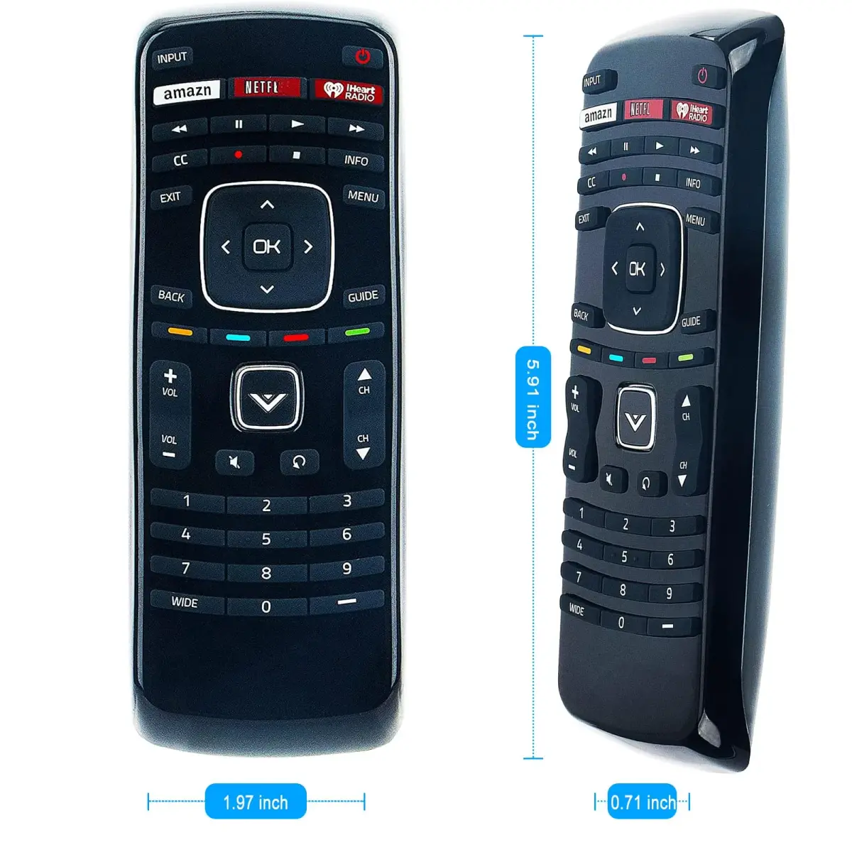 ZdalaMit XRT112 Replacement Remote Control for Vizio Smart TVs | Pre-Programmed Infrared Remote - view 4