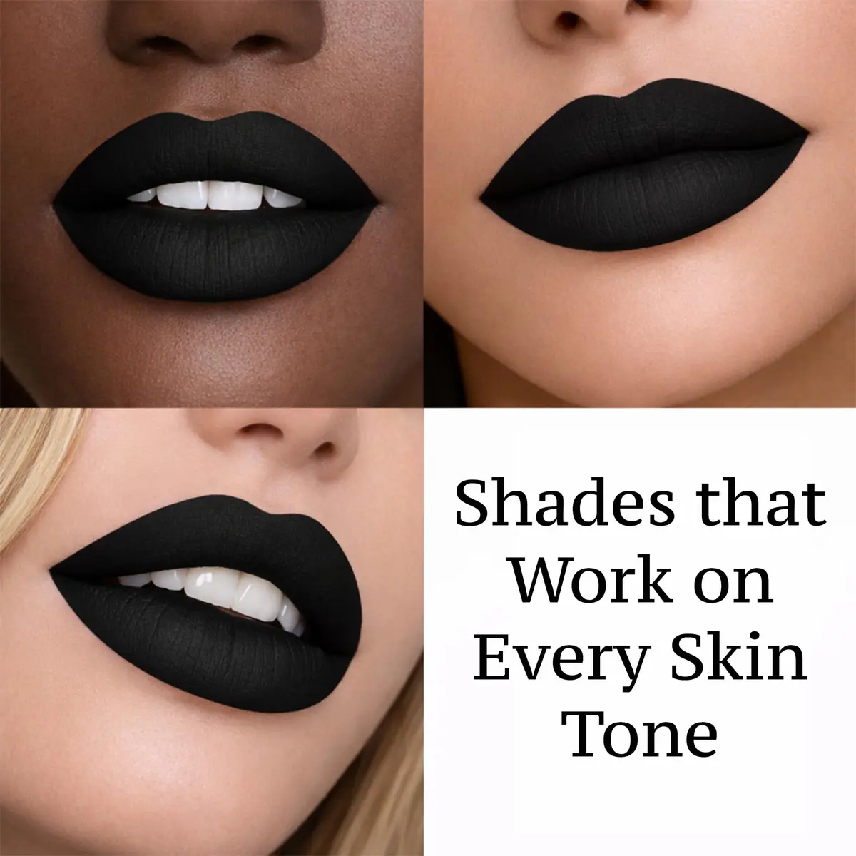 Mynena Jet Black Long Lasting Waterproof Matte Liquid Lipstick - Linda | Vegan, Transfer-Resistant, 0.22 Fl Oz - view 6