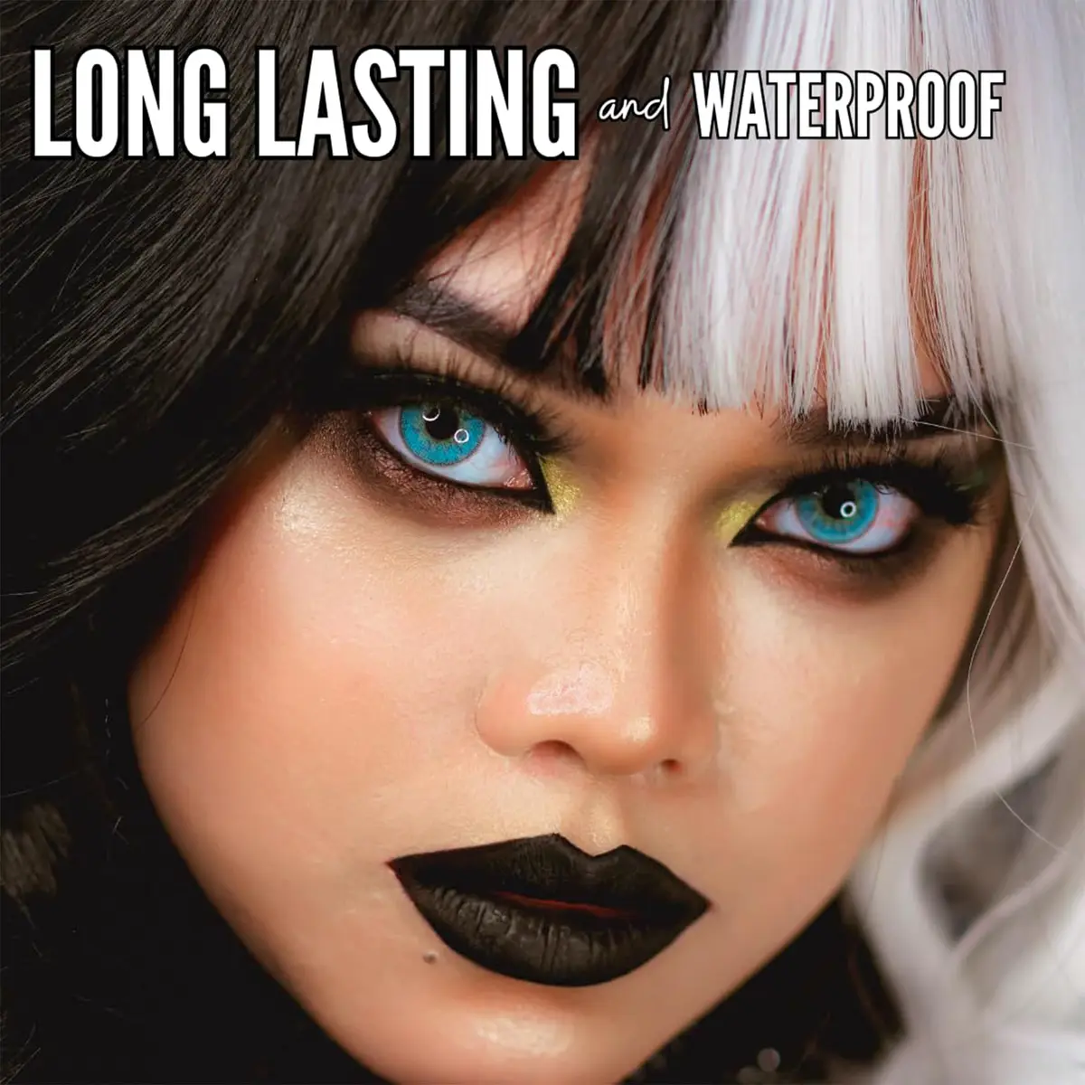 Mynena Jet Black Long Lasting Waterproof Matte Liquid Lipstick - Linda | Vegan, Transfer-Resistant, 0.22 Fl Oz - view 3