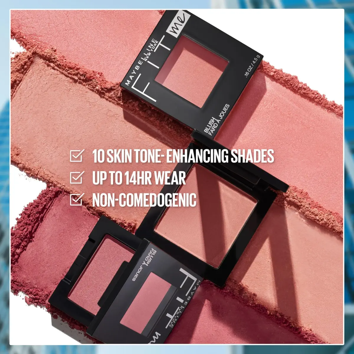 Maybelline Fit Me Blush, Peach, 0.16 oz (4.5 g) | Natural All-Day Color - view 6