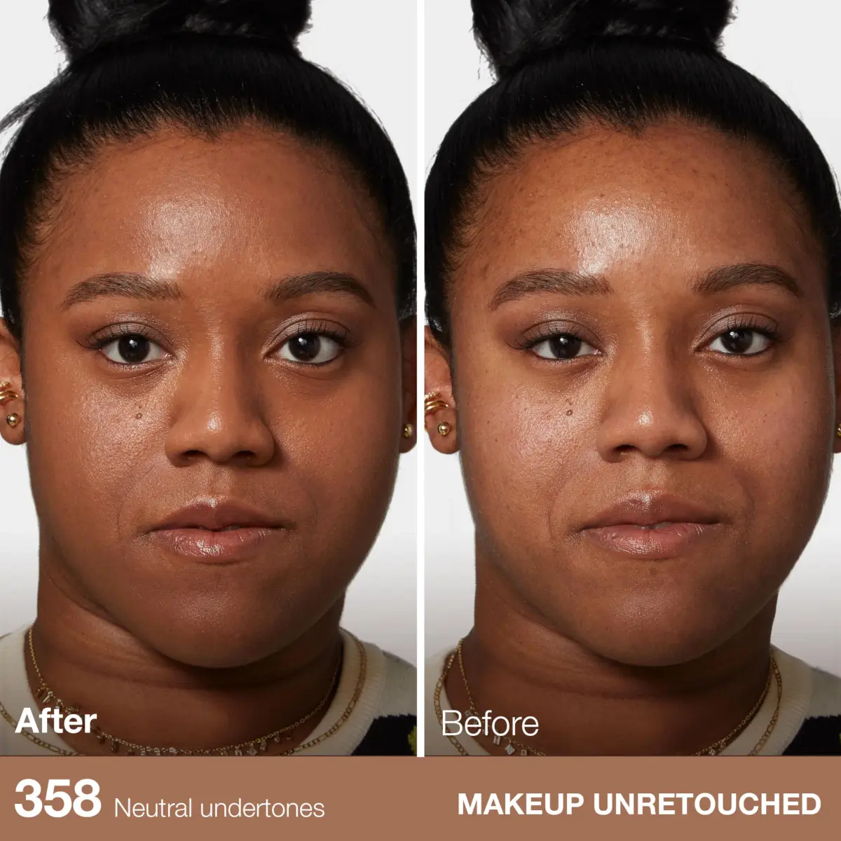 Maybelline Fit Me Matte + Poreless Liquid Foundation, 358 Latte, 1 Fl Oz | Oil-Free, Pore Minimizing - view 3