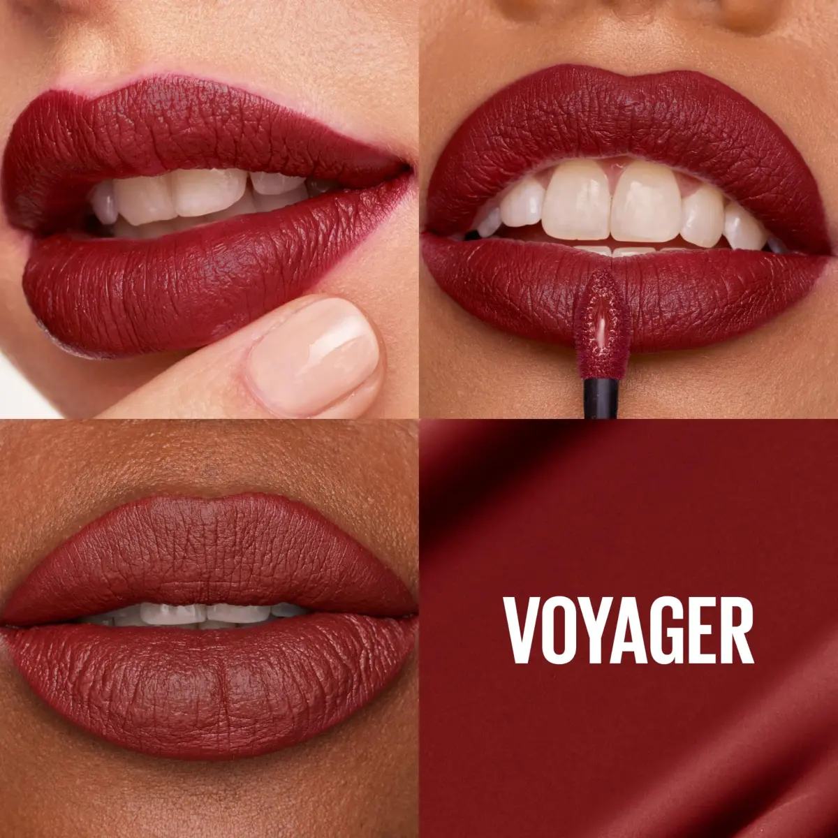 Maybelline Super Stay Matte Ink Voyager Deep Red Liquid Lip Color, 5ml | 16-Hour Transfer-Proof Matte - view 2
