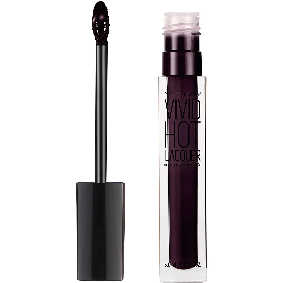 Maybelline Lip Gloss Vivid Hot Lacquer Slay It 0.17 Fl Oz | High-Impact Gloss, Long-Lasting, Comfortable Wear - view 2