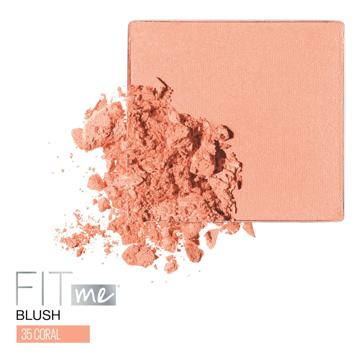 Maybelline Fit Me Blush, Coral Shade, Lightweight & Blendable Formula, 0.16 oz - view 2