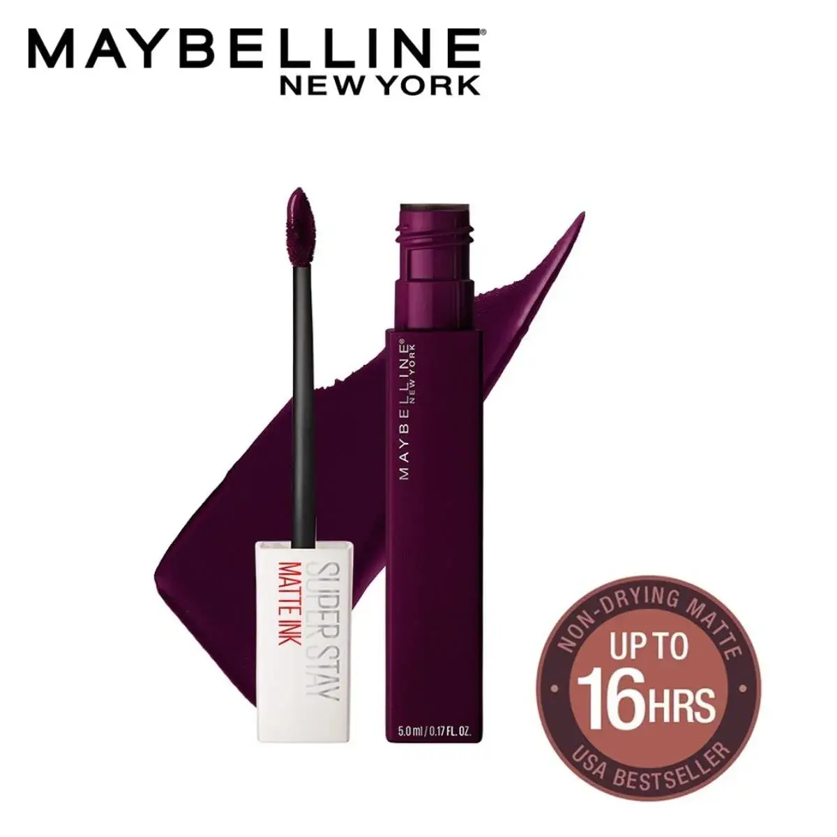 Maybelline Super Stay Matte Ink Liquid Lipstick - Escapist (0.17 Fl Oz) - Intense Red Matte - view 2