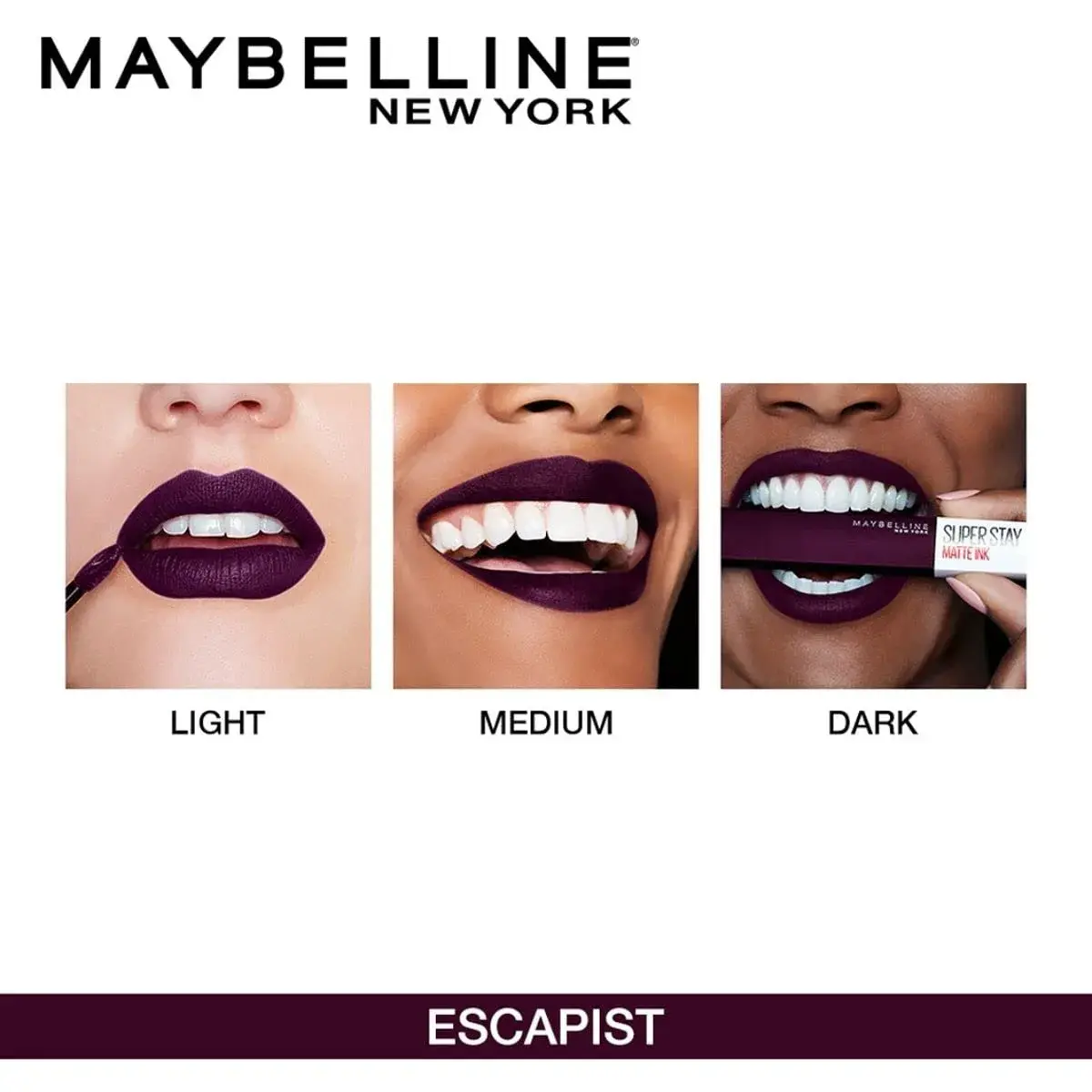 Maybelline Super Stay Matte Ink Liquid Lipstick - Escapist (0.17 Fl Oz) - Intense Red Matte - view 3