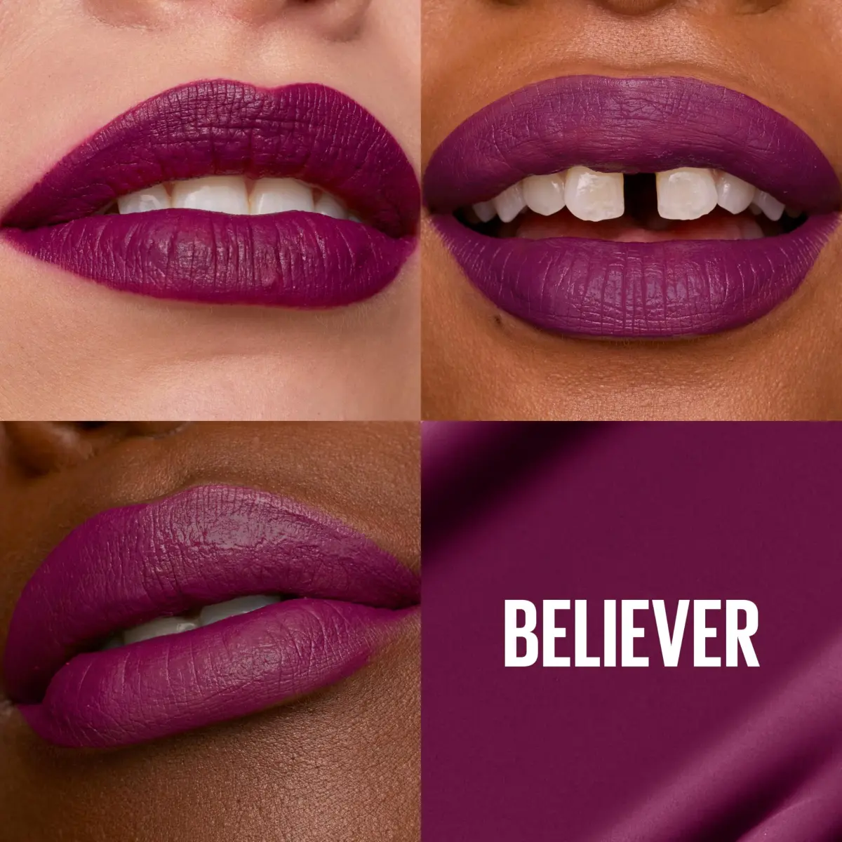Maybelline Super Stay Matte Ink Believer Deep Plum Liquid Lipstick, 16-Hour Transfer-Proof - view 2