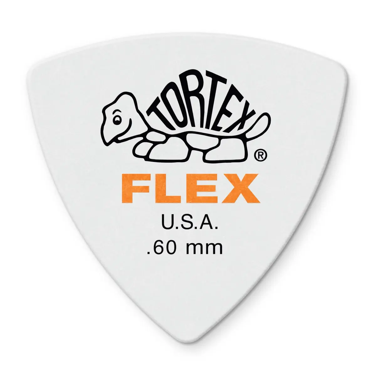 Jim Dunlop Tortex Flex Triangle Pick 0.60mm (72 Pack) | USA-Sourced Guitar Plectrums for Rhythm & Lead - main product image
