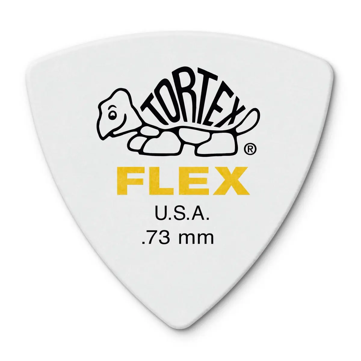 Jim Dunlop Tortex Flex Triangle Pick 0.73mm (72 Pack) | USA-Sourced Guitar Accessory - main product image