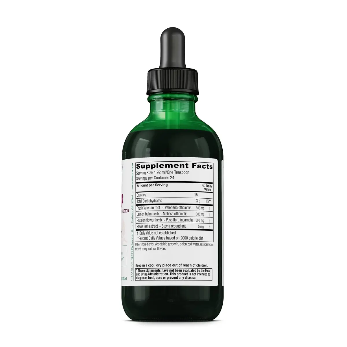 Vitanica Sleep Tonic Liquid 4 Fl Oz | Natural Calm Support for Adults - view 2