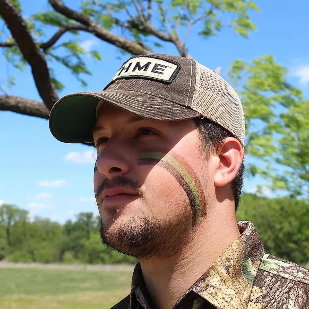 HME 3 Color Mess-Free Camo Face Paint Stick | Long-Lasting, Water-Resistant, Compact for Hunting & Wildlife Photography - view 2