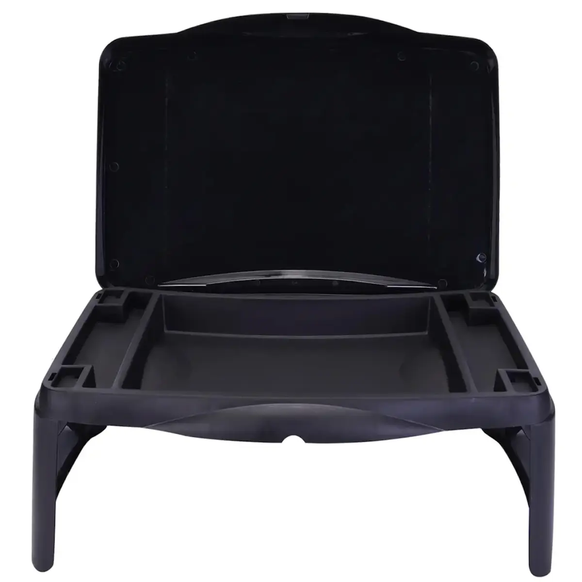 Keskov Folding Black Lap Desk with Storage 17x11 | Portable Kids & School Desk - main product image