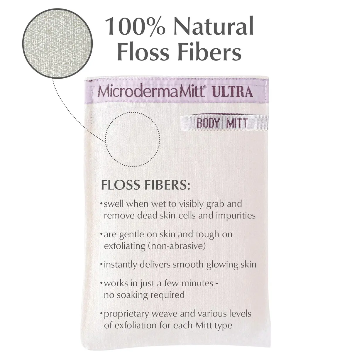 MicrodermaMitt ULTRA Deep Exfoliating Mitt | Keratosis Pilaris & Strawberry Skin Treatment (70-120 chars) - view 5