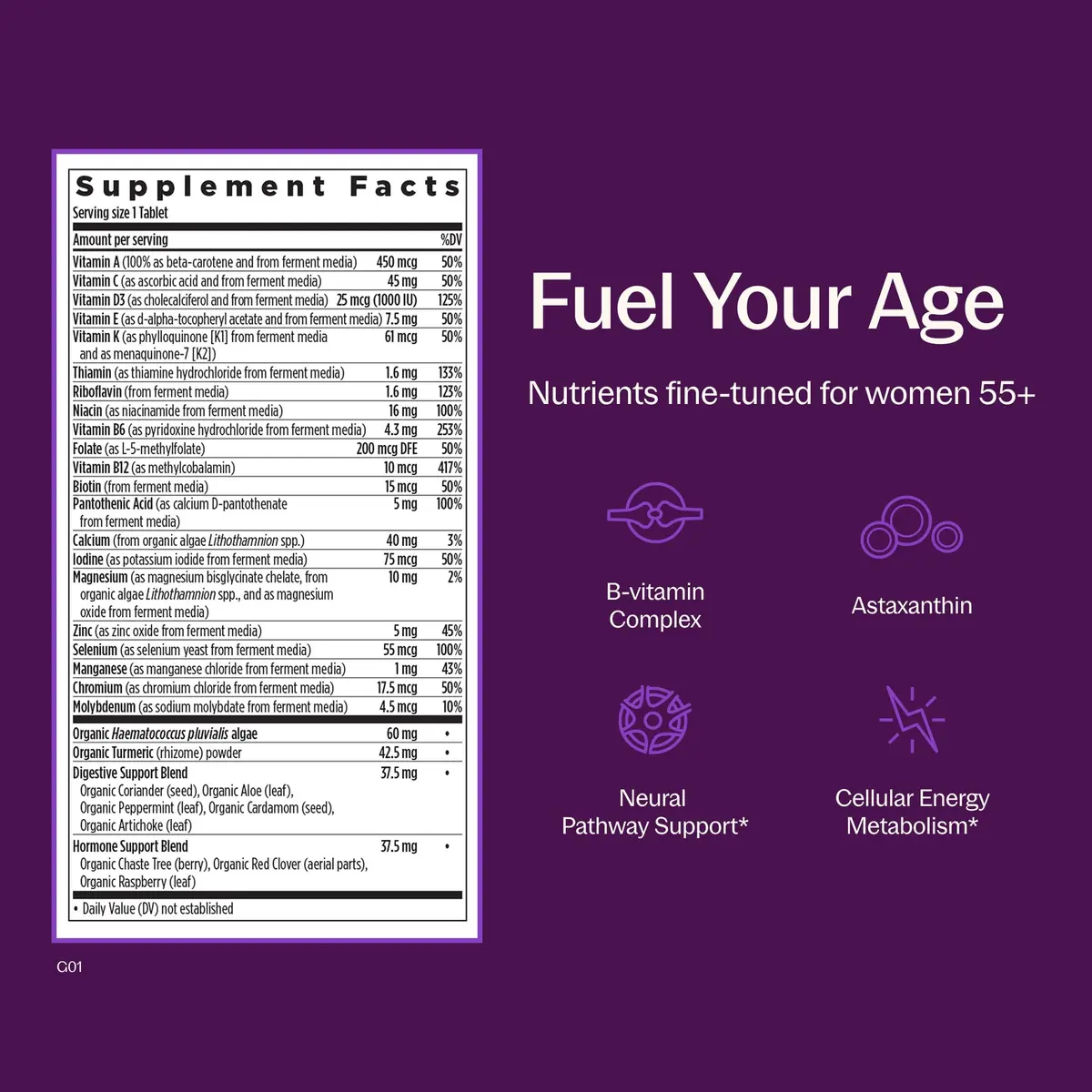 New Chapter Every Woman's One Daily 55+ Multivitamin 48 Tablets | Supports Immune & Bone Health - view 4