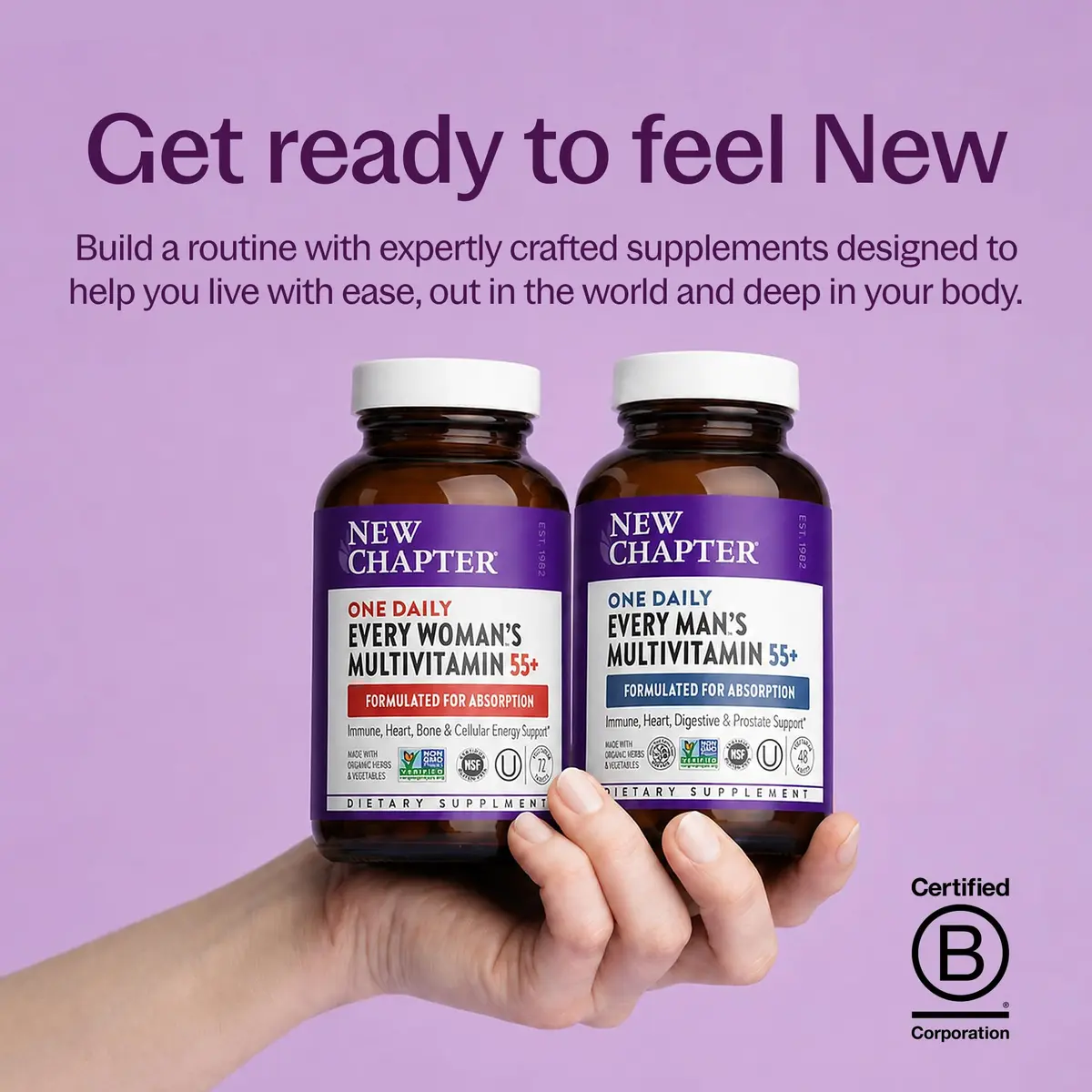 New Chapter Every Woman's One Daily 55+ Multivitamin 48 Tablets | Supports Immune & Bone Health - view 9