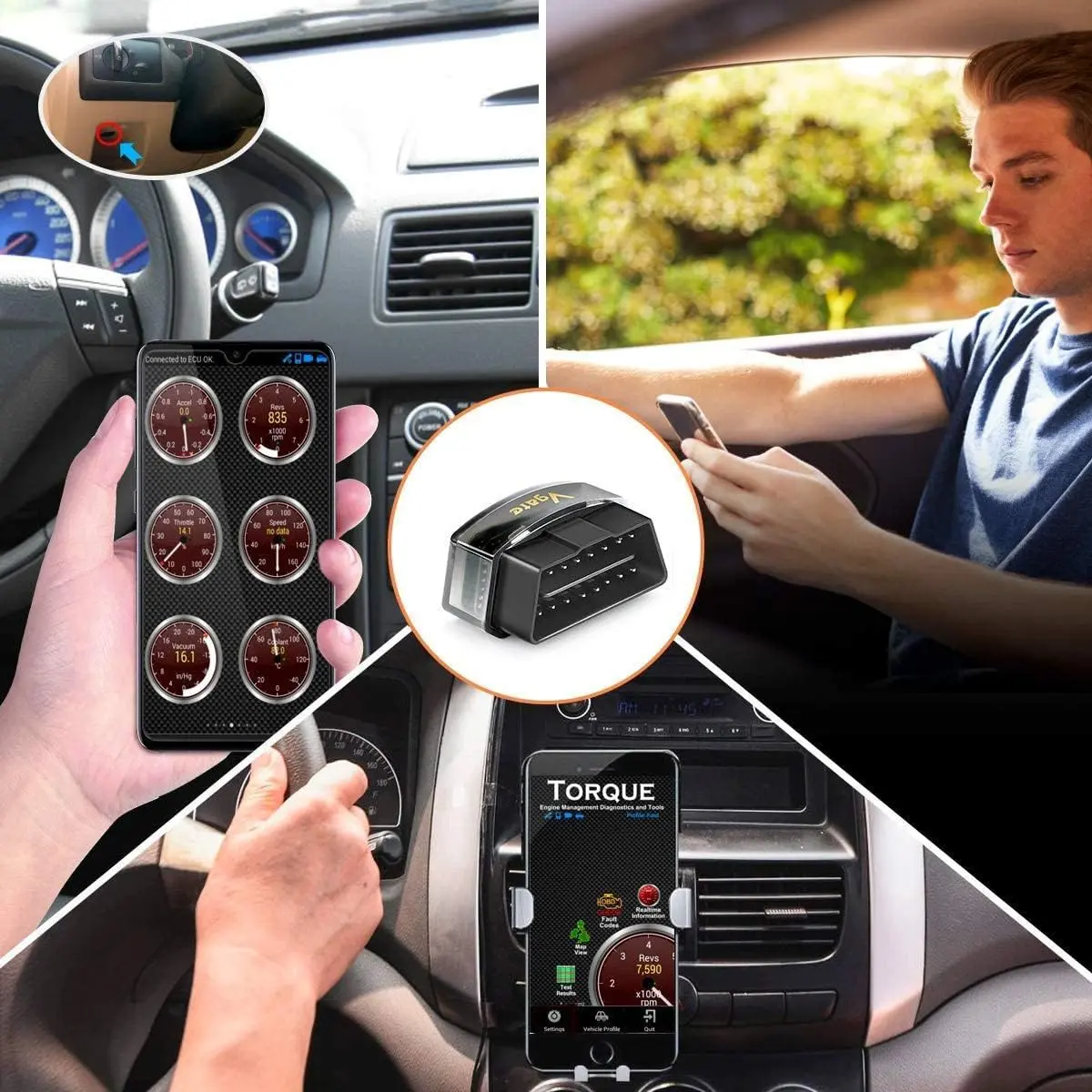 Vgate iCar Pro Bluetooth 4.0 OBD2 Scanner | Works with iOS/Android & PC - view 6