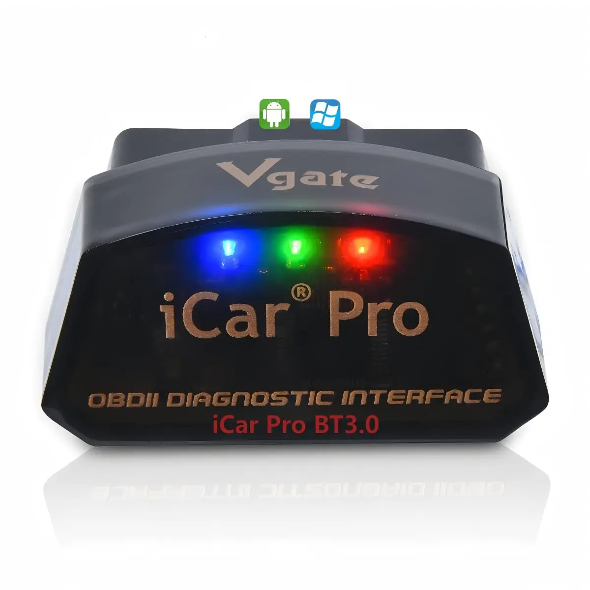 Vgate iCar Pro Bluetooth 3.0 OBD2 Scanner | Android & Windows | 4.6cm (1.85in) Length | Check Engine Light Diagnosis - main product image