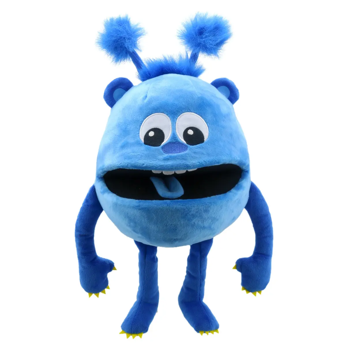 The Puppet Company Baby Monsters Blue Monster Hand Puppet 35cm (13 inches) | Interactive Soft Plush Toy for Kids - main product image