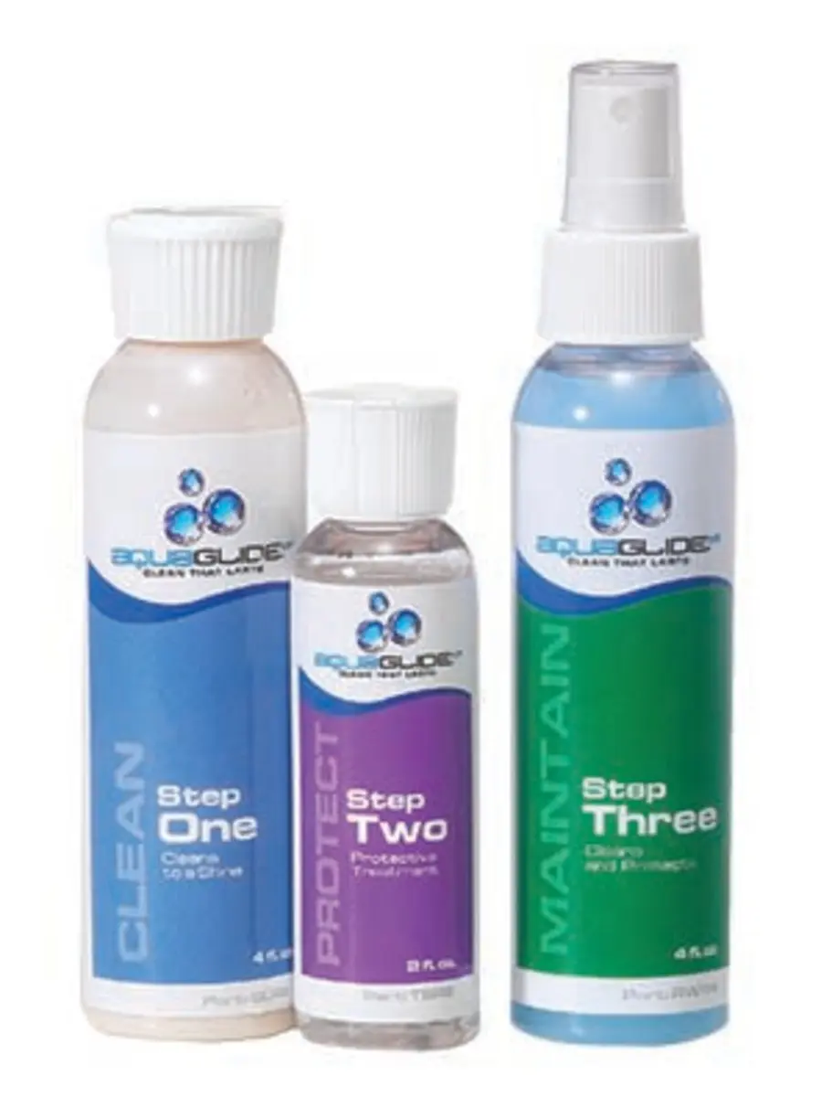Basco AquaGlideXP Shower Door Glass Water Repellent Kit | Glass Protection, Easy Maintenance, 150-200 sq ft - view 2