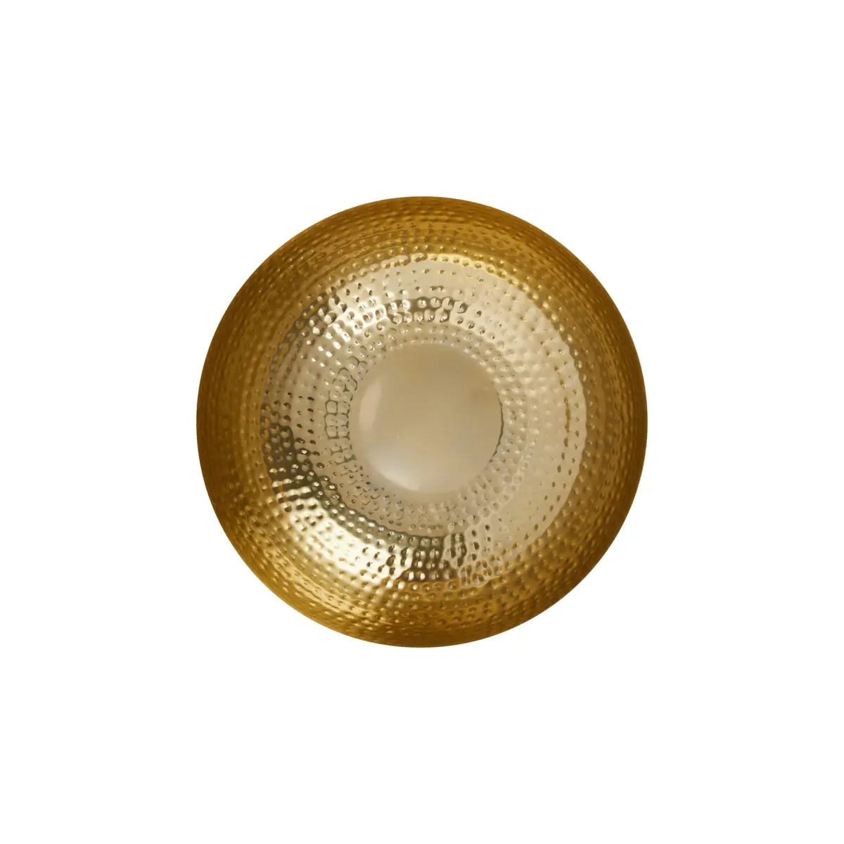 Creative Co-Op Hammered Metal Bowl, Gold Finish, 35.5cm (14 inch) | Decorative Home Accent - view 6