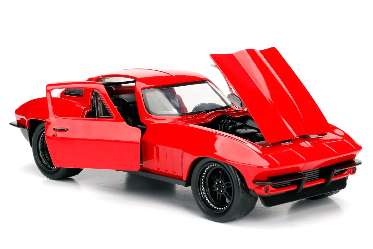 Jada Fast & Furious 1:24 Letty's 1966 Chevy Corvette Die-cast Car | Authentic Movie Replica for Kids & Adults - view 2