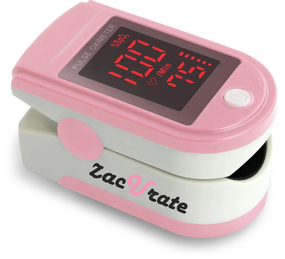 Zacurate Blood Oxygen Monitor Blushing Pink | Accurate SpO2 & Pulse Rate for Sports & Travel - main product image