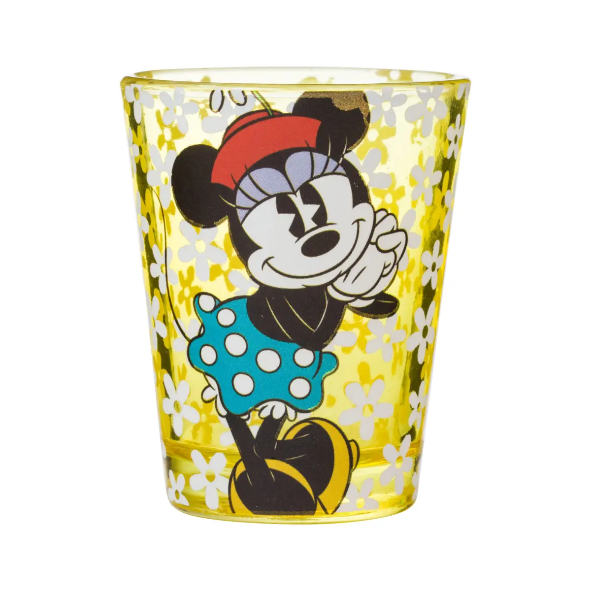 Silver Buffalo Disney Vintage Minnie Mouse Mini Glass Set 4 Count (1.5oz Each) | Officially Licensed Collectible Shot Glasses - view 3