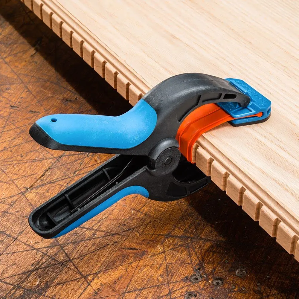 Rockler Large Spring Bandy Clamps for Woodworking (Pair) | Heavy-Duty, No-Mar, Adjustable, 2 Items - view 5
