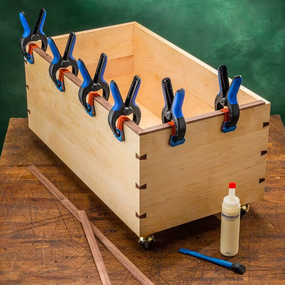 Rockler Large Spring Bandy Clamps for Woodworking (Pair) | Heavy-Duty, No-Mar, Adjustable, 2 Items - view 6