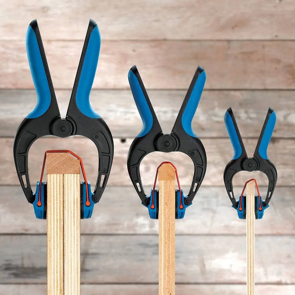 Rockler Large Spring Bandy Clamps for Woodworking (Pair) | Heavy-Duty, No-Mar, Adjustable, 2 Items - view 4