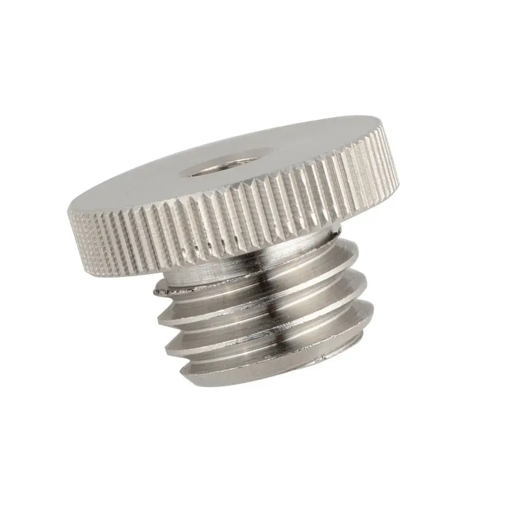CAMVATE 1/4"-20 Female to 5/8"-11 Male Screw Adapter | Stainless Steel 304 Mounting Hardware - view 5