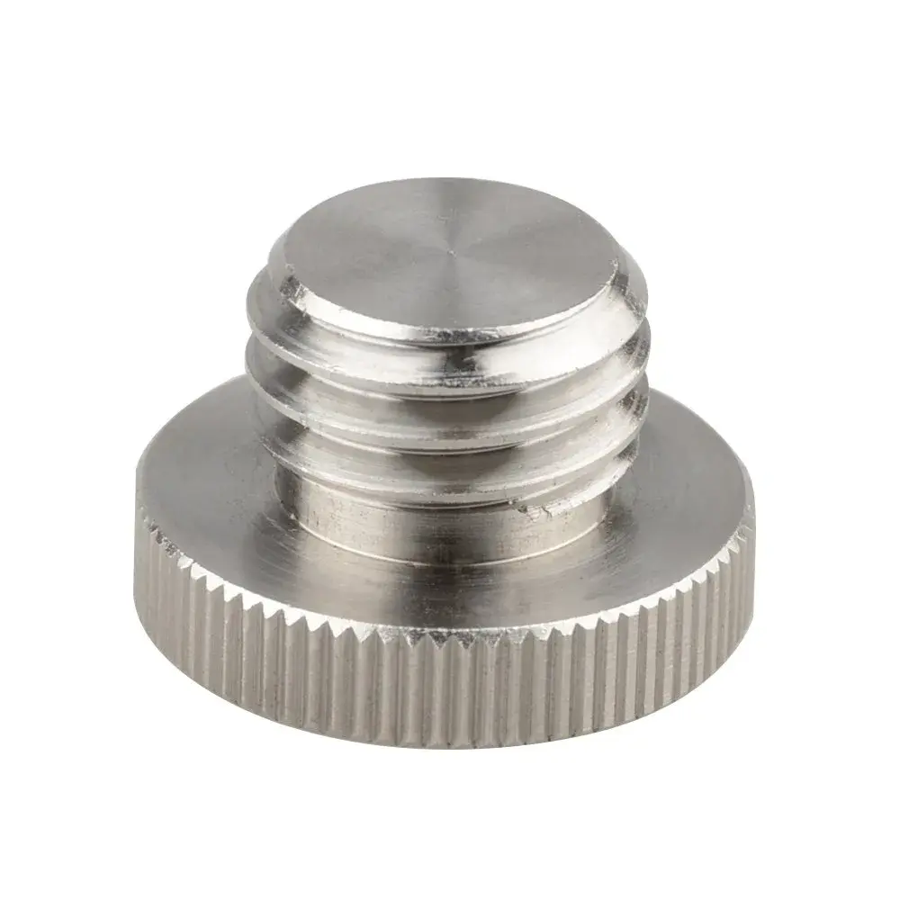 CAMVATE 1/4"-20 Female to 5/8"-11 Male Screw Adapter | Stainless Steel 304 Mounting Hardware - view 7