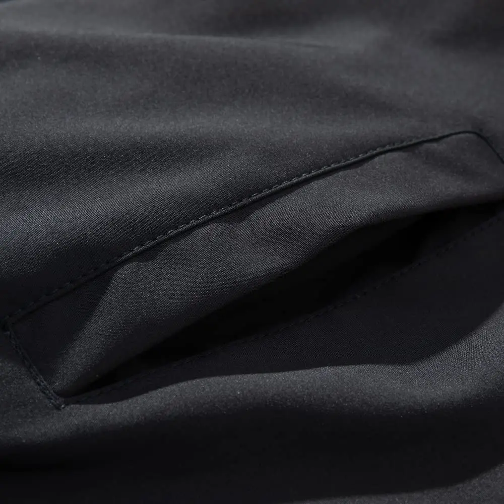 URBANFIND Men's Slim Fit Lightweight Sportswear Jacket Casual Bomber Jacket US M Black | Breathable, Stylish & Comfortable - view 6