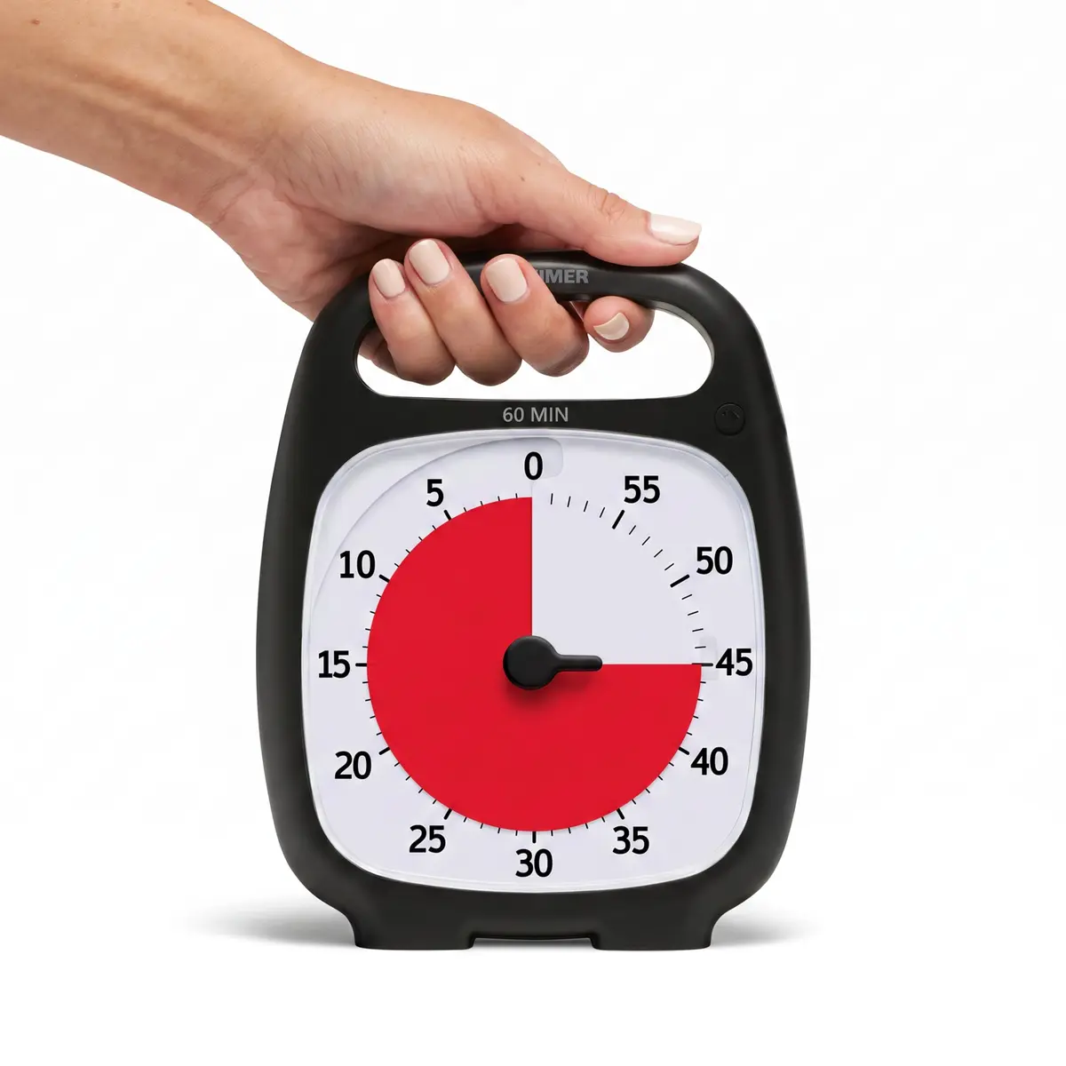 TIME TIMER Plus 60 Minute Desk Visual Timer | Silent, Portable & Stress-Free Time Management Tool - main product image