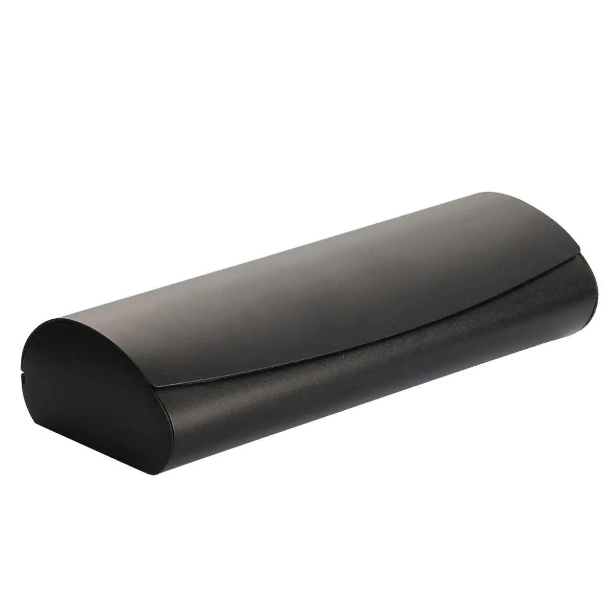 EZESO ESSENTIAL SKINCARE Large Eyeglass Case | Aluminum Alloy with Suede Lining, Buckle Closure, Black - main product image