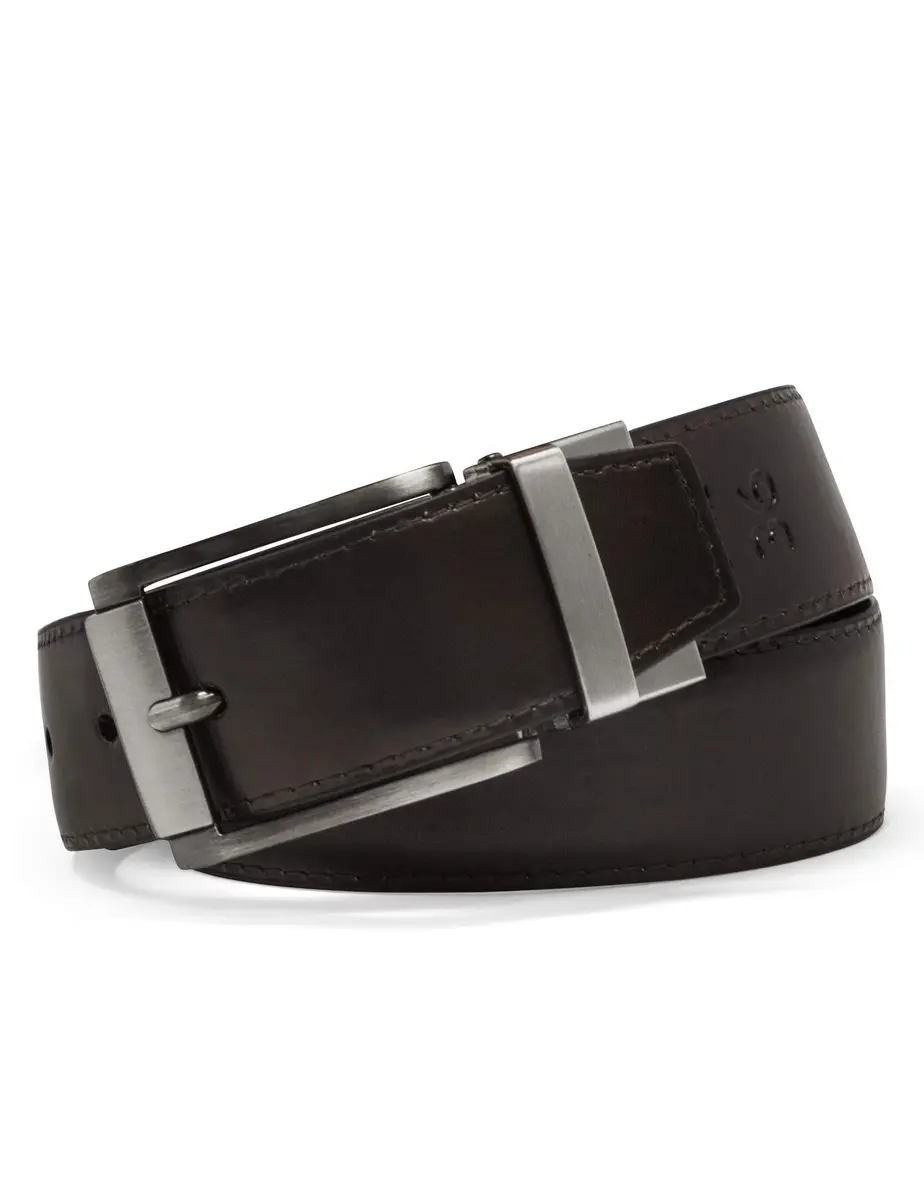 Steve Madden Reversible Men's Dress Casual Leather Belt, 32 | Versatile Reversible Leather Belt for Men - view 3