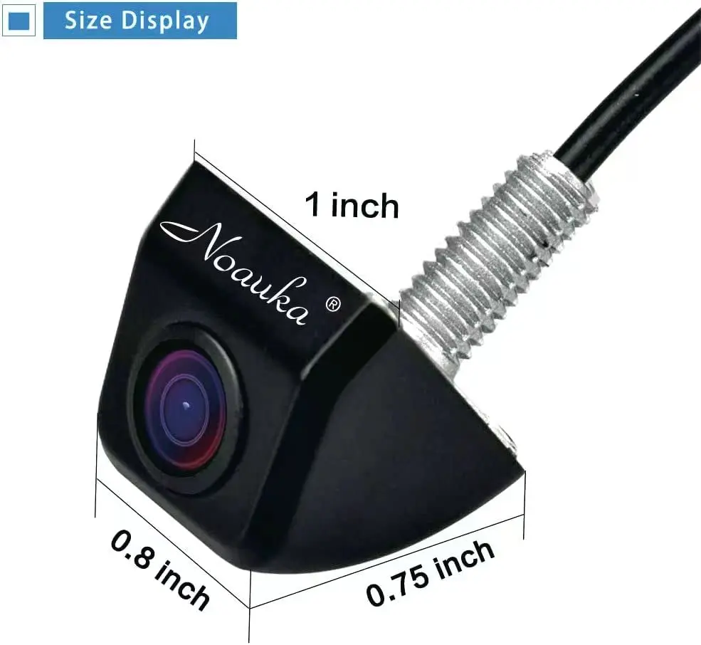 NOAUKA Waterproof IP69 Night Vision Car Rear View Camera 170° | HD Color CCD Backup Parking - view 3