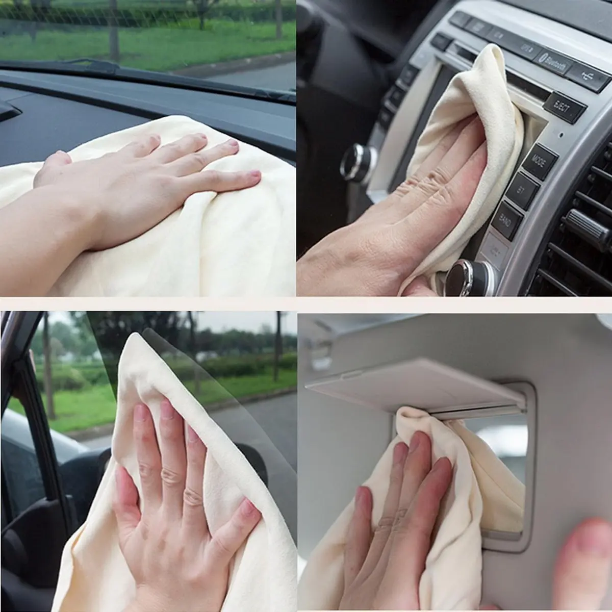 VANANA Car Nature Chamois Leather Washing Cloth 60x90cm | Super Absorbent & Gentle - view 7