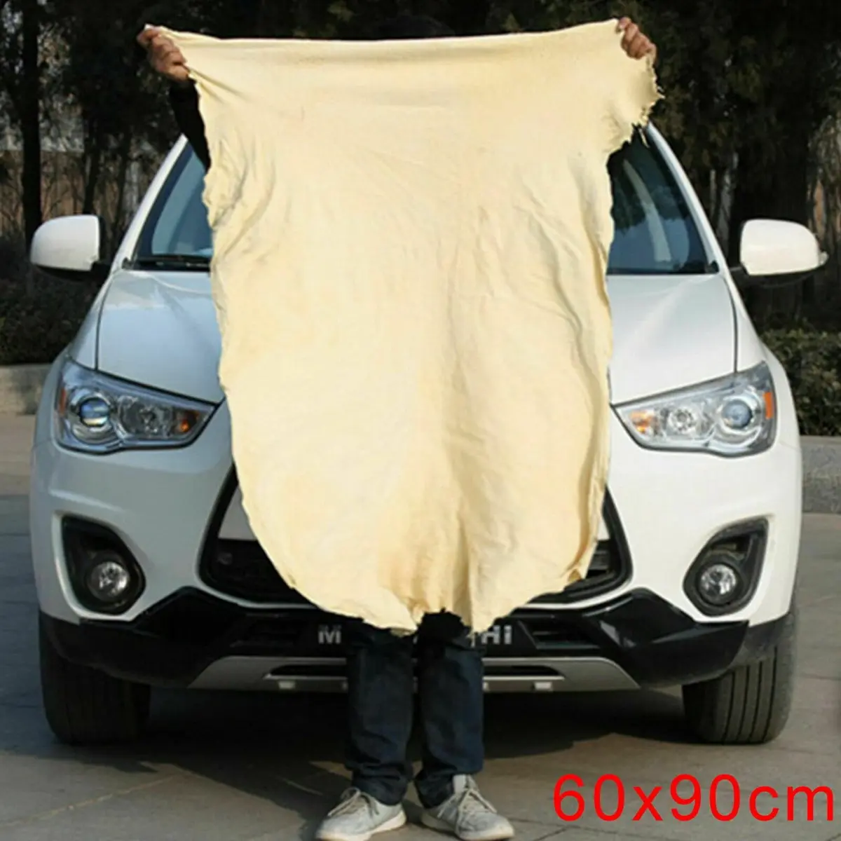 VANANA Car Nature Chamois Leather Washing Cloth 60x90cm | Super Absorbent & Gentle - view 4