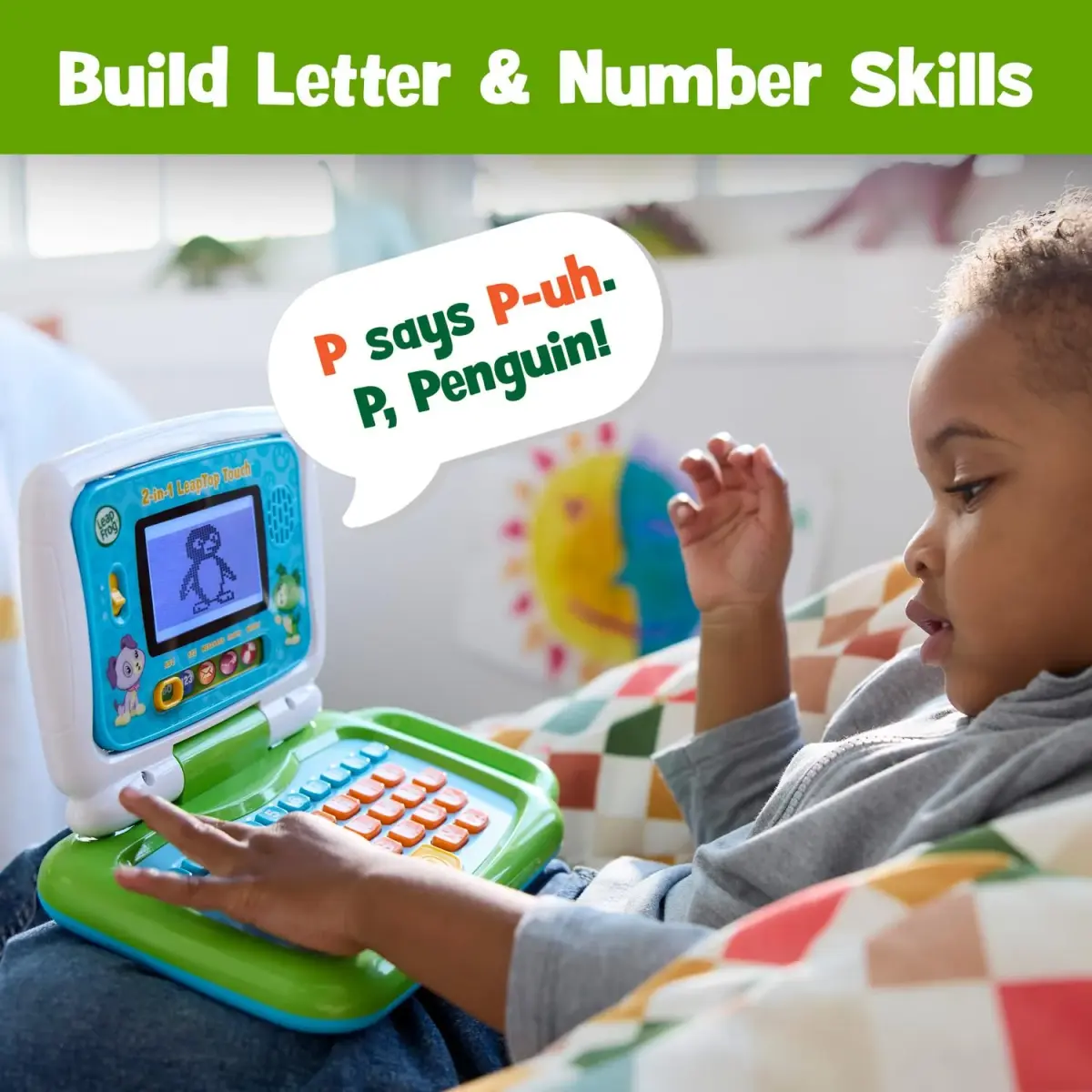 LeapFrog 2-in-1 LeapTop Touch Learning Toy Green | Ages 2-5 Years - view 3
