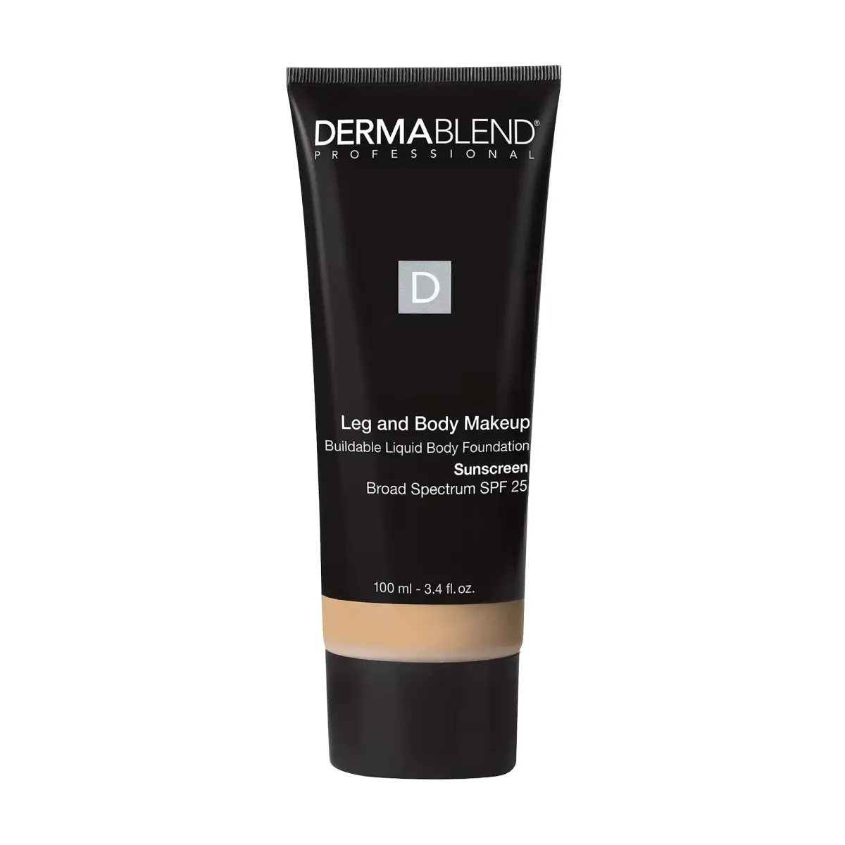 Dermablend Leg & Body Makeup Foundation SPF 25, 20N Light Natural, 100ml (3.4 fl oz) | Full Coverage for Scars & Imperfections - main product image