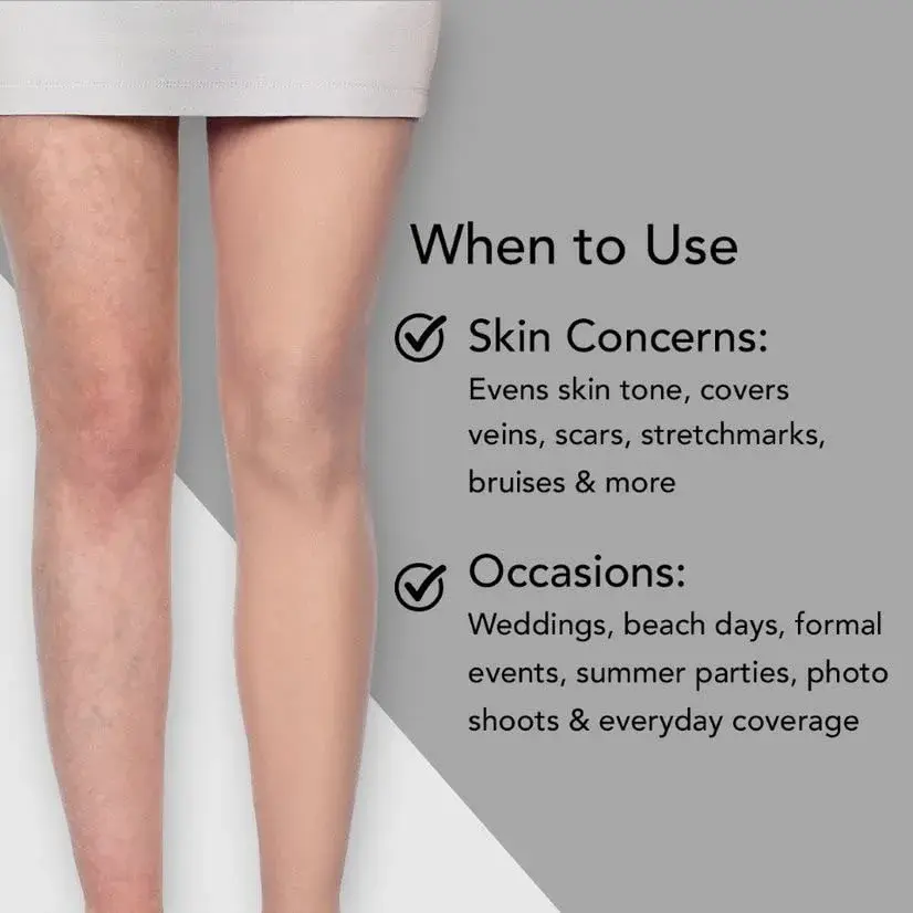 Dermablend Leg & Body Makeup Foundation SPF 25, 20N Light Natural, 100ml (3.4 fl oz) | Full Coverage for Scars & Imperfections - view 8