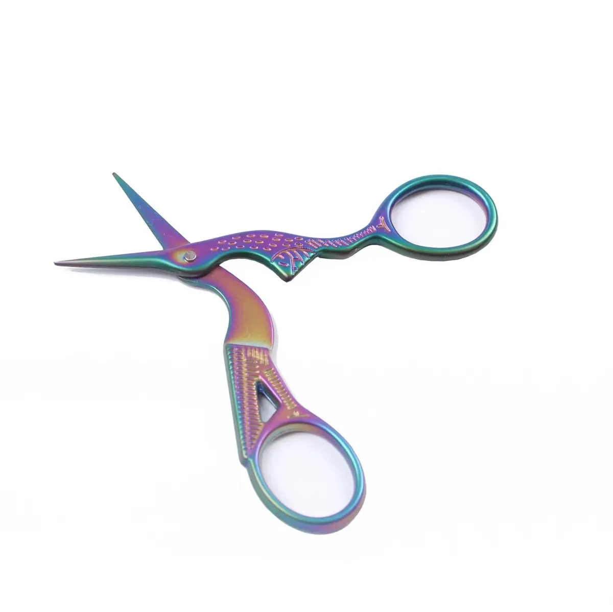 BIHRTC Stainless Steel Stork Scissors 9.2cm (3.6 Inch) | Classic Crane Design for Embroidery & Craft - view 2