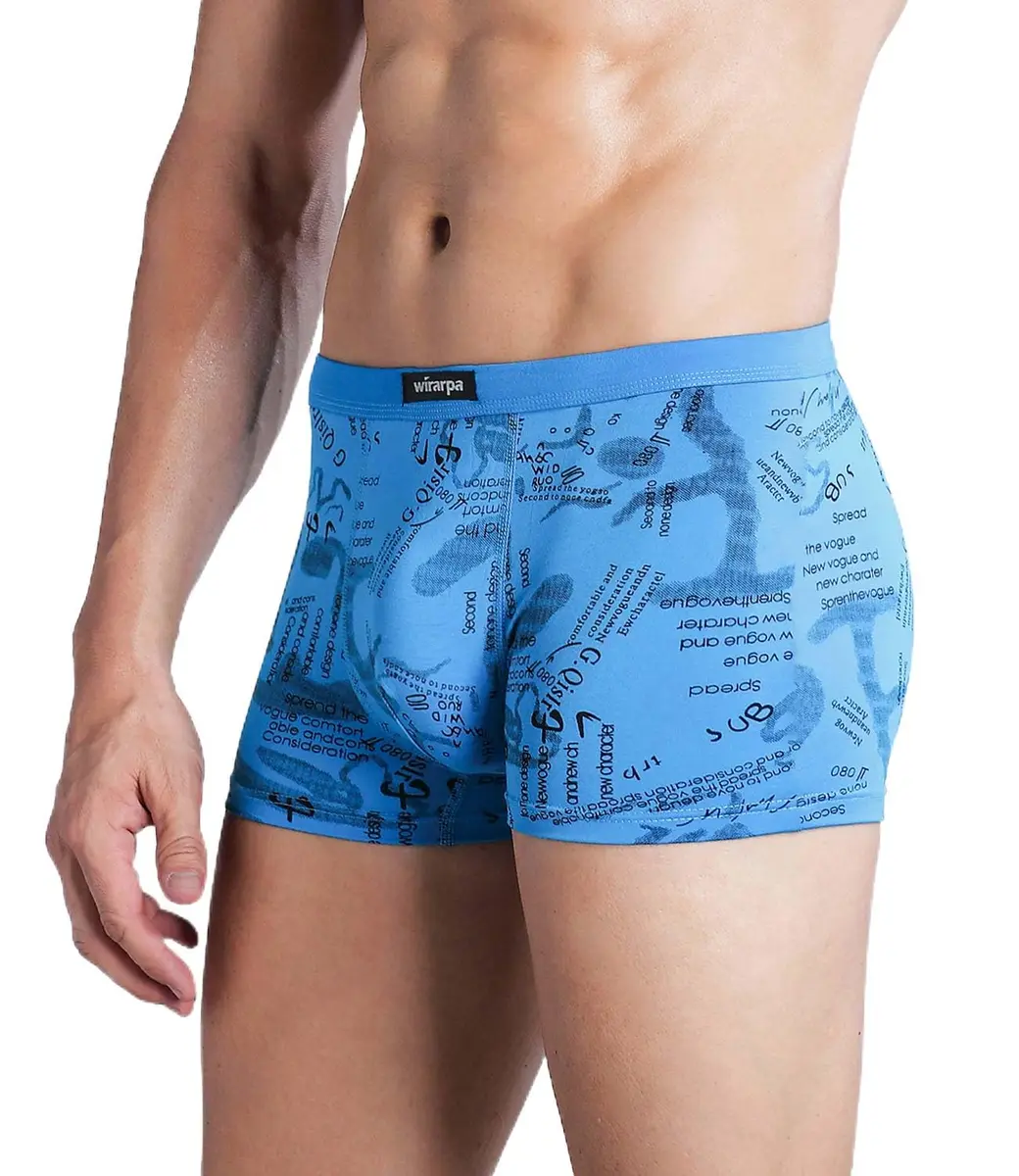 wirarpa Men's Underwear 4 Pack Stretch Modal Microfiber Trunks Large | Soft Waistband & Short Leg - view 2
