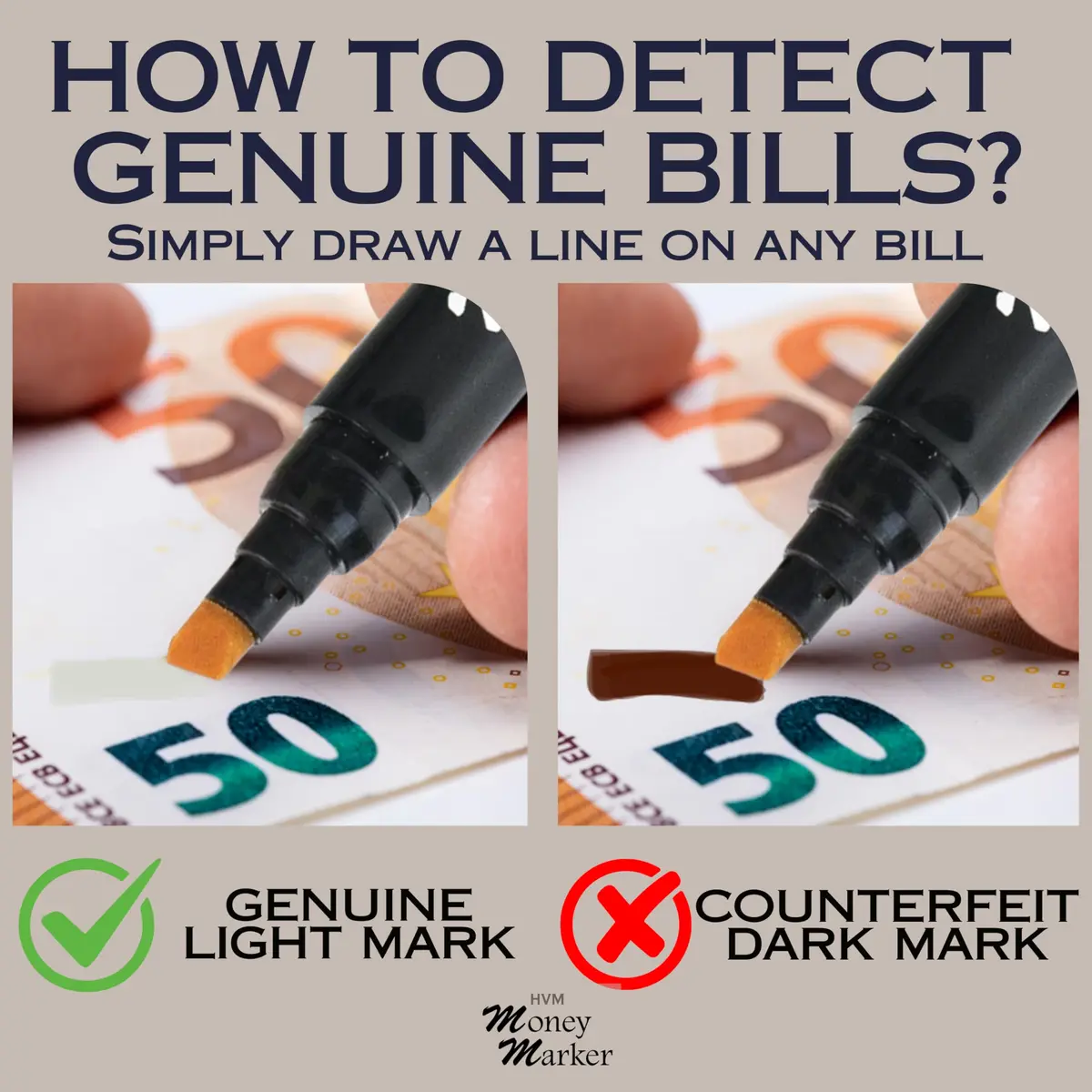 HVM Counterfeit Money Detector Pen 5-Pack | Detect Fake Bills - view 3
