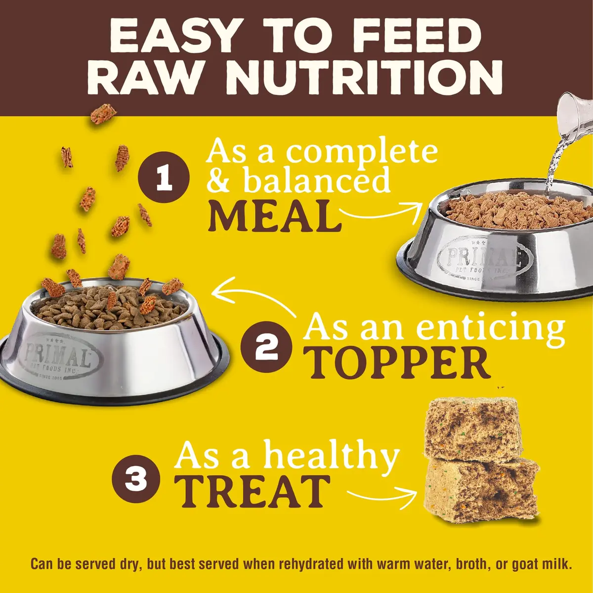 Primal Freeze Dried Raw Dog Food Nuggets Rabbit 14 oz | Complete & Balanced Nutrition for Dogs - view 9