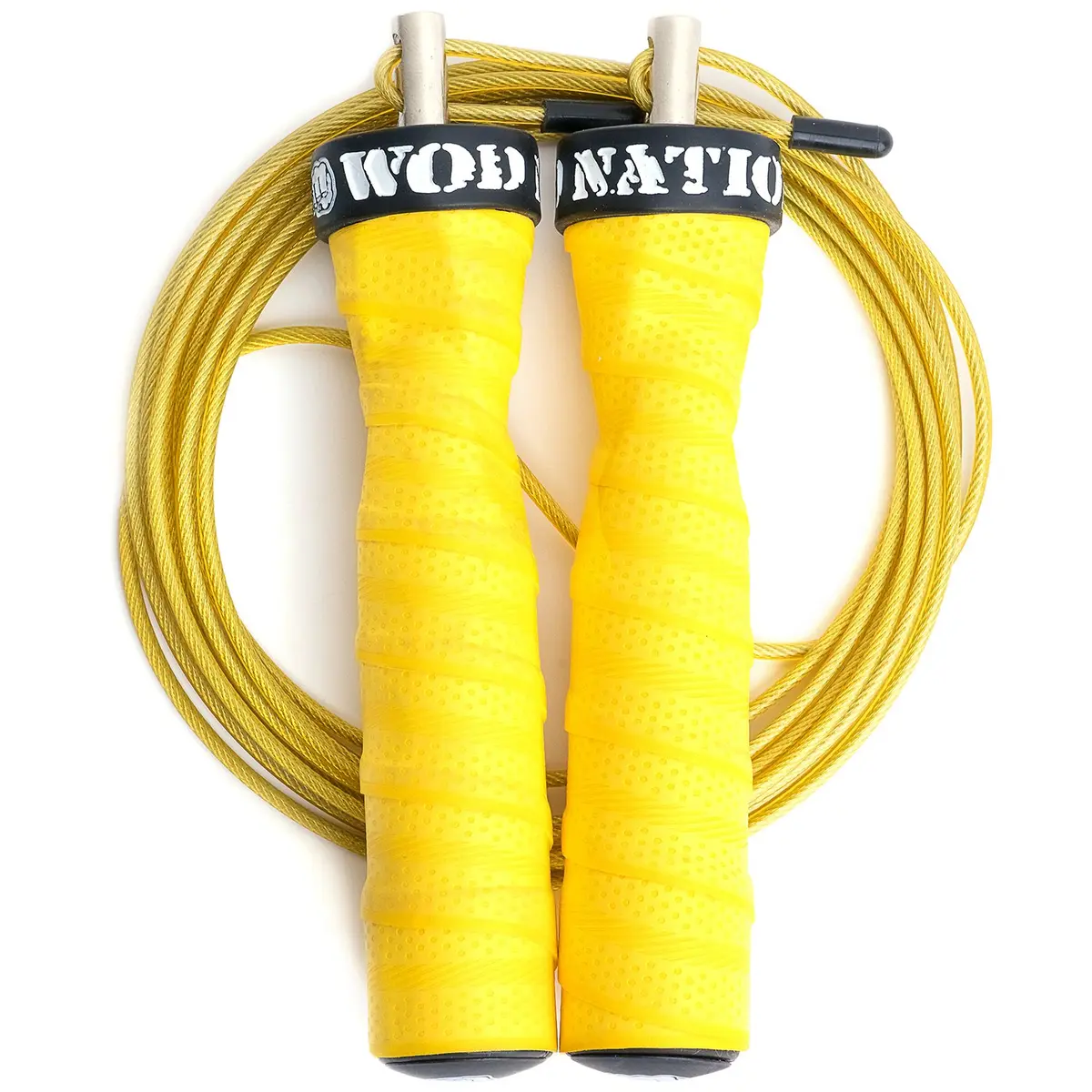 WOD Nation Alloy Steel Jump Rope with Two-Cable Design & Travel Bag, 11 ft (3.35 m) | Adjustable Speed Rope for Fitness - view 2