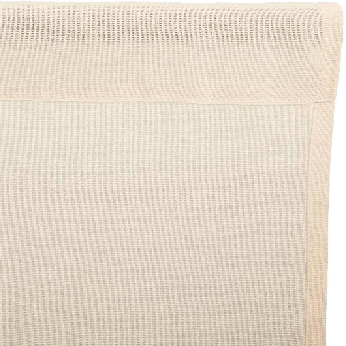VHC Brands Tobacco Cloth Natural Curtain, Tier 24x36, 2 | Sheer, Rustic Farmhouse Style - view 7
