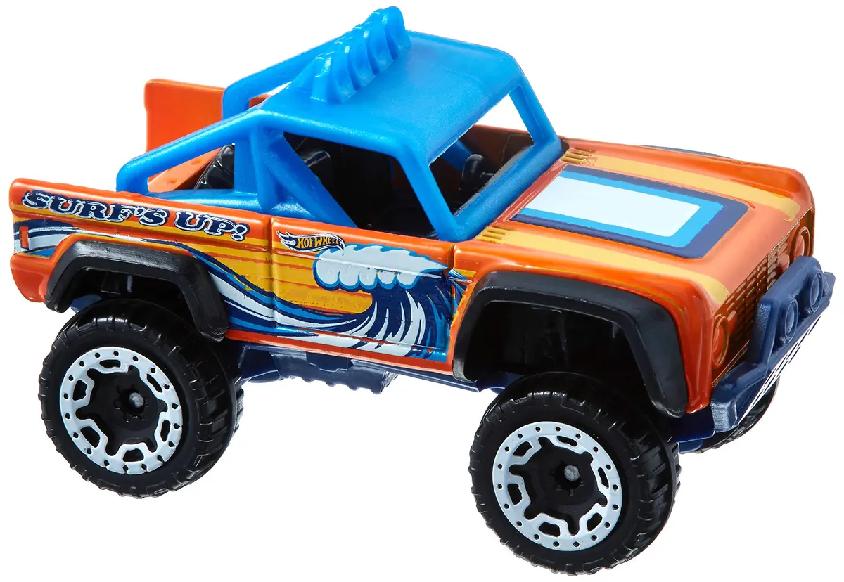Hot Wheels Custom Ford Bronco 1:64 Scale Orange | Collectible Die-Cast Vehicle for Kids & Collectors - main product image