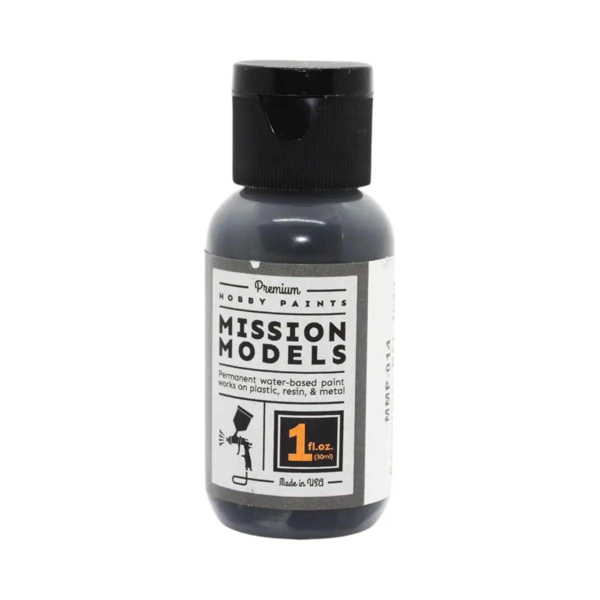 MISSION MODELS Panzergrey RAL 7021 Acrylic Paint 1 Count | Versatile Airbrush & Brush Ready (70-120 chars) - main product image